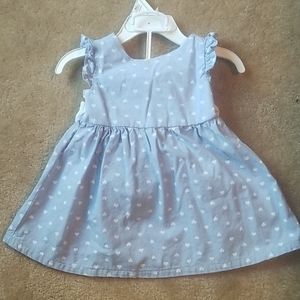 Toddler heart dress. Summer or spring time
